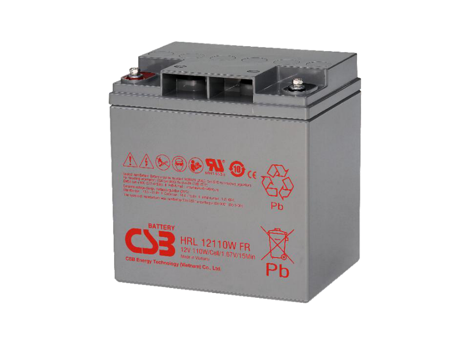 CSB HRL12110W 12V 阀控式铅酸蓄电池
