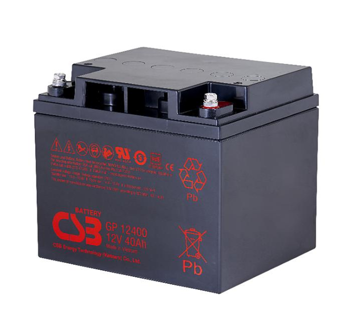 CSB GP12400 12V 40Ah 阀控式AGM蓄电池