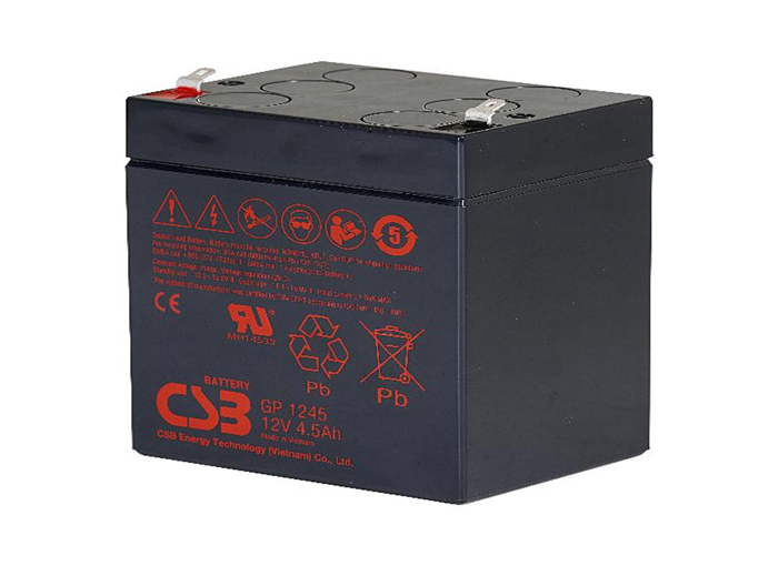 CSB GP1245 12V 4.5Ah 阀控式AGM蓄电池