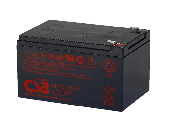 CSB GP12120 F2 12V 12Ah 阀控式AGM蓄电池